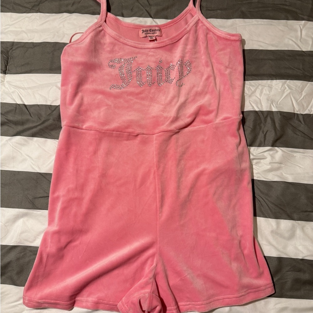 Juicy Couture Pink Tank Top with Rhinestones